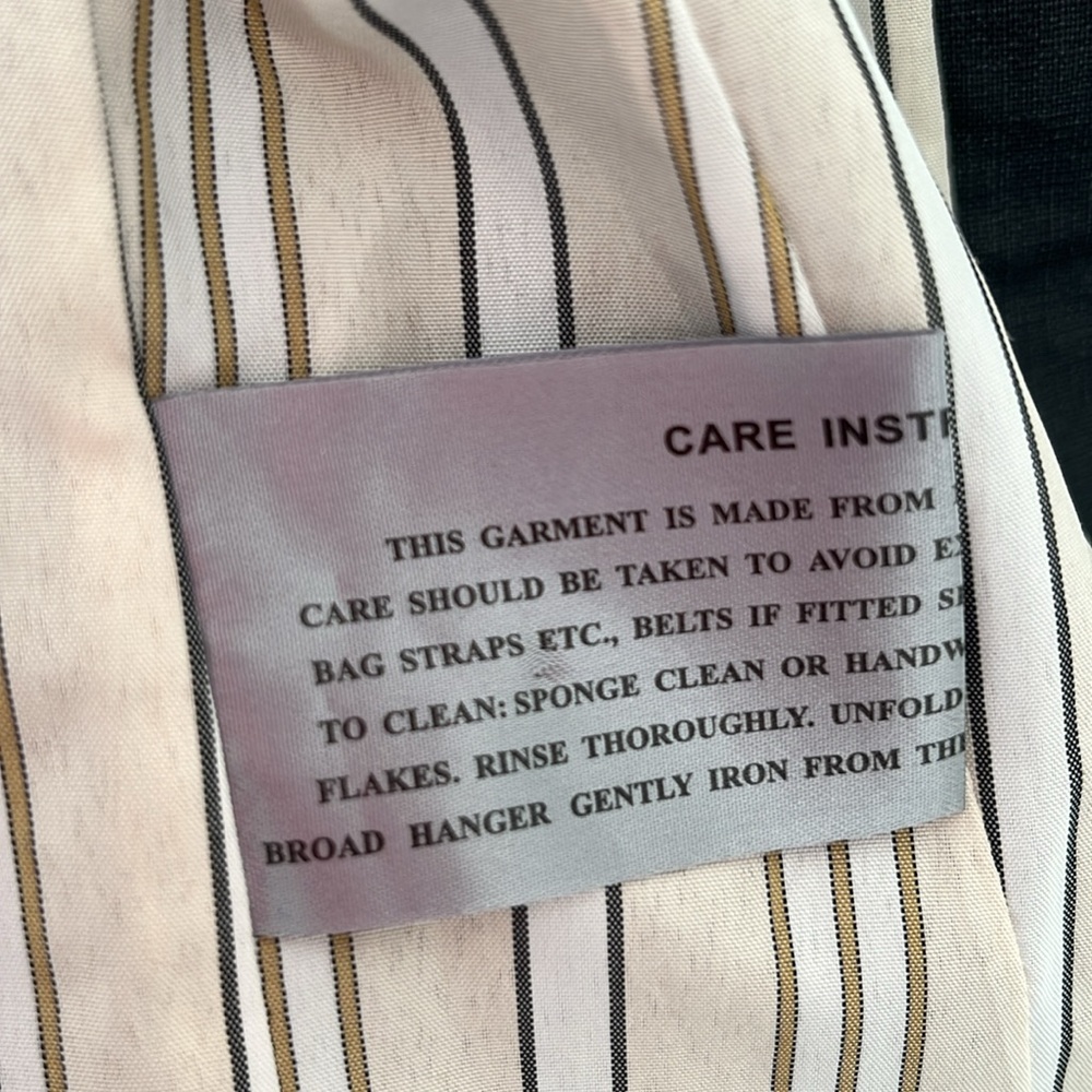 Francis Campelli Coat by Mackintosh Rainwear Belted Trench Waterproof Size 14 - Picture 7 of 9